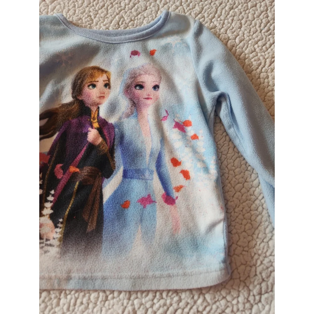 Disney Frozen 2 Elsa and Anna fleece 4T pajama top and pants set